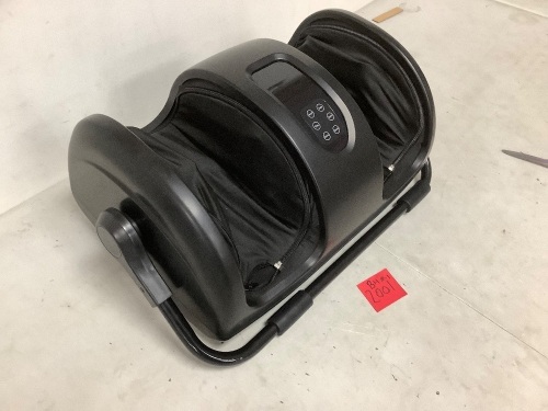 Reflexology Shiatsu Foot Massager w/ High-Intensity Rollers, Remote Control - No Box - Lot 2001