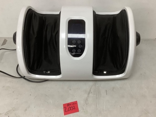 Reflexology Shiatsu Foot Massager w/ High-Intensity Rollers, Remote Control - No Box - Lot 2002