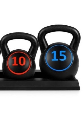 2-Piece Kettlebell Exercise Fitness Weight Set - Lot 2822