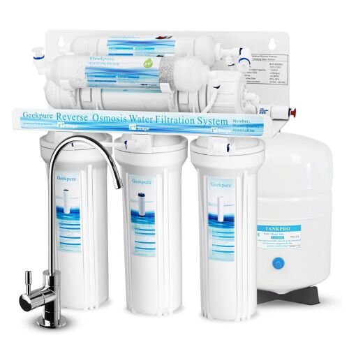 Geekpure 6-Stage Reverse Osmosis Drinking Water Filter System - Lot 50