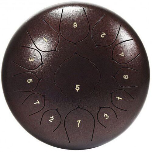 Steel Tongue Handpan Drum 13 Notes 12”  - Lot 111