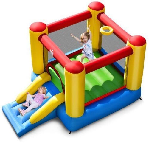 Inflatable Bouncer Kids Slide Bounce House - No Blower  - Lot 131