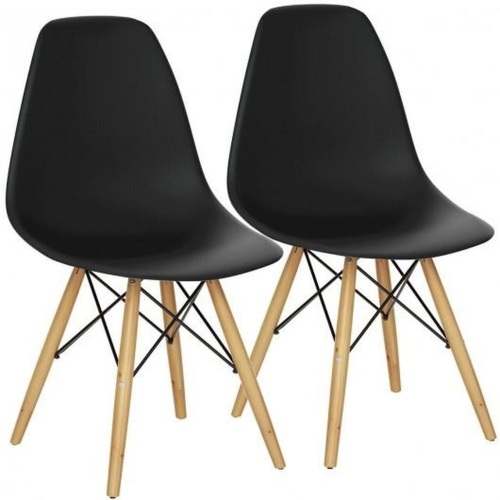 Set of 2 Mid Century Modern Dsw Dining Side Chairs  - Lot 162