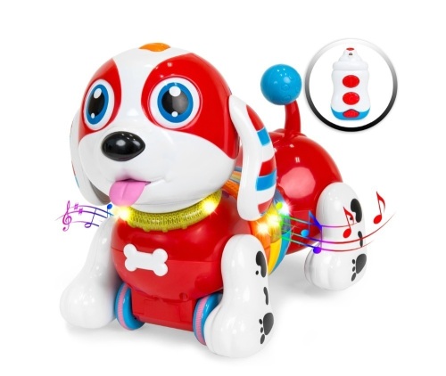 Interactive Dancing RC Robotic Toy Dog w/ Music, Touch Response, Catchphrases, Light-Up Body  - Lot 170