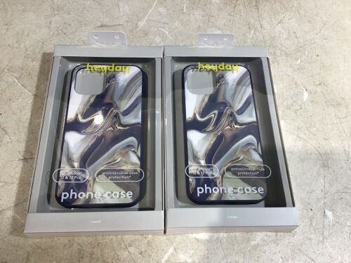 Lot of (2) heyday Apple iPhone 12/iPhone 12 Pro Cases - Lot 263