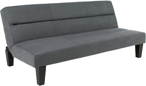 Microfiber Futon Folding Couch Sofa Bed w/ 6" Mattress - Lot 288
