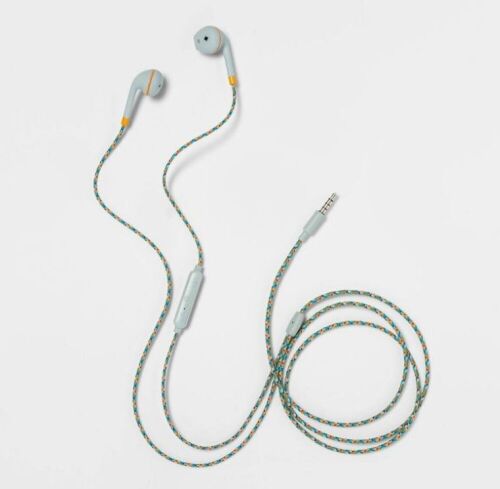 Lot of (6) heyday Wired Earbuds - Powder Blue - Lot 318
