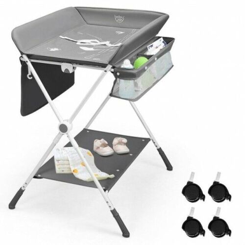 Folding Baby Changing Table With Storage - Lot 373