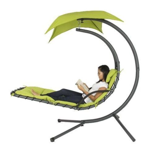 Hanging Curved Chaise Lounge Chair Swing - Lot 508