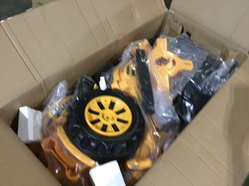 12 V Battery Powered Kids Ride On Dumper Truck   - Lot 579