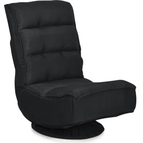 Gaming Chair Fabric 6-Position Folding Lazy Sofa 360 Degree Swivel   - Lot 622