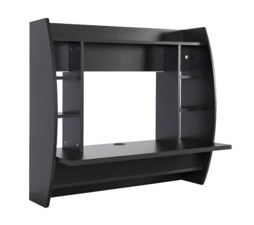 Wall Mounted Floating Desk with Storage  - Lot 665