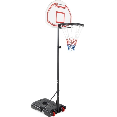 Kids Height-Adjustable Basketball Hoop, Portable Backboard System w/ Wheels  - Lot 785