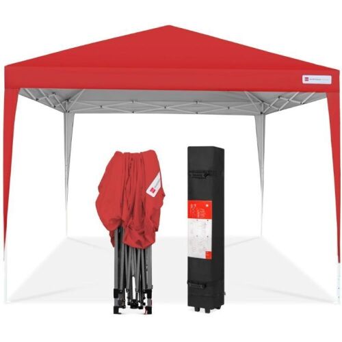 Outdoor Portable Pop Up Canopy Tent w/ Carrying Case, 10x10ft - Lot 892