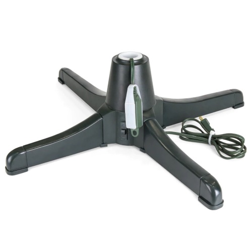 360-Degree Rotating Christmas Tree Stand w/ 3 Settings, 3 Outlets  - Lot 940