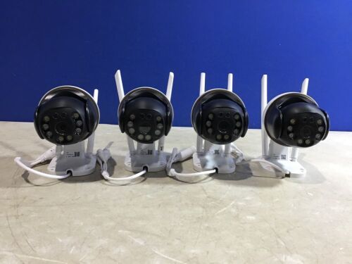 Lot of (4) Wifi AI Constant Speed Dome Security Cameras  - Lot 1043