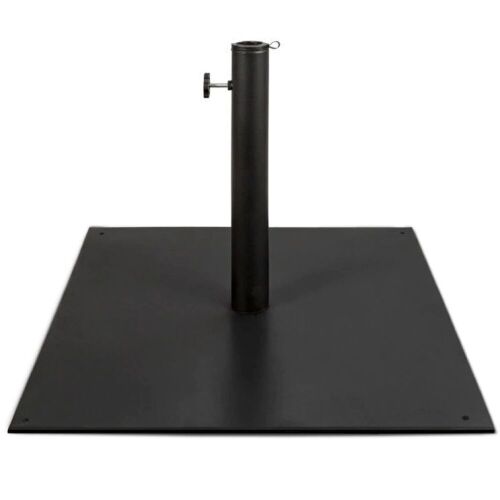 Steel Umbrella Base, Patio Stand w/ Tightening Knob & Anchor Holes - 38.5lb - Lot 1172
