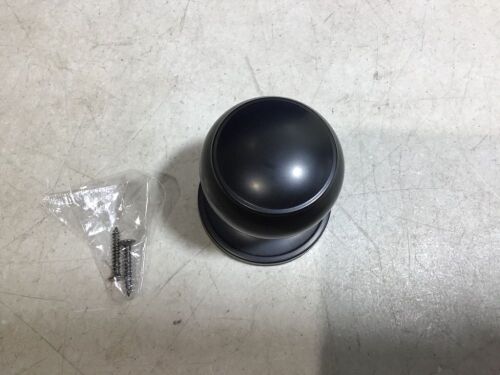Lot of (6) Probrico Black Half Dummy Door Knob, Round Non-Turning Inactive Door Knob for Closet French Door - One Knob is Dented - Lot 1199