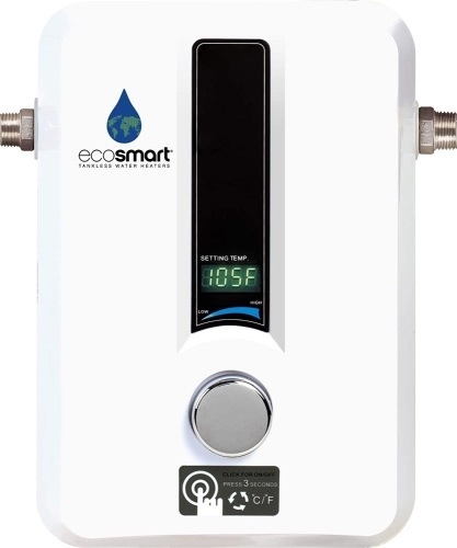 EcoSmart ECO 11 Electric Tankless Water Heater, 13KW at 240 Volts with Patented Self Modulating Technology. Appears New - Lot 50