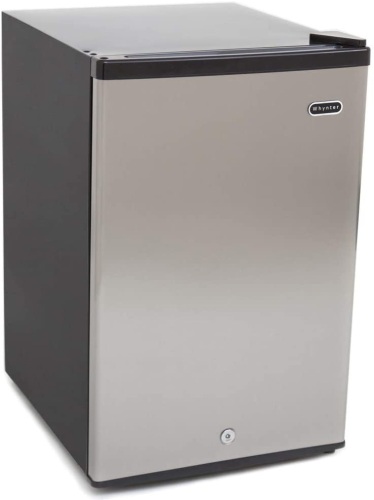 Whynter CUF-210SSa Energy Star 2.1 cu. ft. Stainless Steel Upright Lock Compact Freezer. Appears New - Lot 61