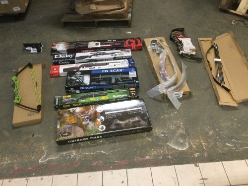 Lot of Air Rifles and Bows. SEE PICTURES!! Items are Returns and Untested - Lot 62