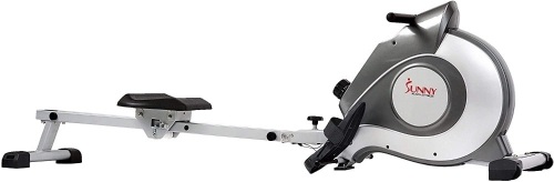Sunny Health & Fitness Magnetic Rowing Machine Rower with LCD Monitor. Appears New - Lot 67