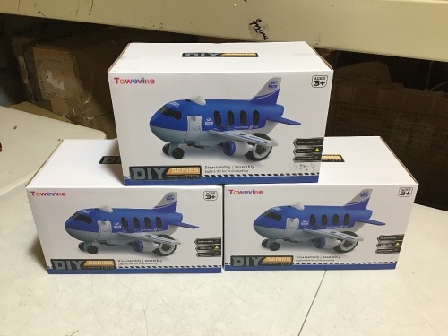 Lot of (3) Towevine DIY Series Assembling Toys - Appear New - Lot 98