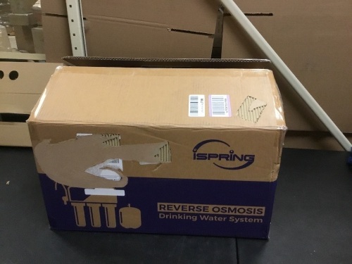 iSpring Reverse Osmosis Drinking Filtration System and Ultimate Water Softener - Appears New - Lot 105