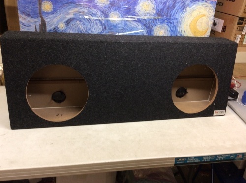 Bbox A604-12CP Dual 12" Sealed Carpeted Subwoofer Enclosure, Fits 2007-2013 Toyota Tundra Crew Max - E-Comm Return, Appears New  - Lot 137