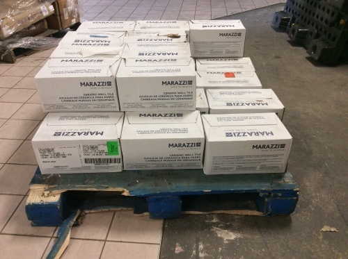 Lot of (22) Cases of LuxeCraft White 3 in. x 12 in. Glazed Ceramic Subway Wall Tile, 12 sq. ft. / case -  Appear New - Lot 142