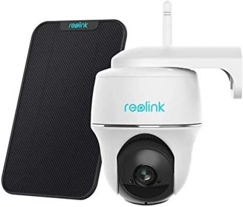 Reolink Argus PT with Solar Panel, Wireless Pan Tilt Wifi Security Camera System - Appears New  - Lot 215