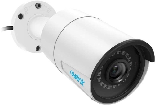 Reolink 5MP PoE Camera Outdoor/Indoor IP Security Video Surveillance Work with Google Assistant, IR Night Vision Motion Detection Sound Support SD Card Slot RLC-410-5MP - Appears New  - Lot 216