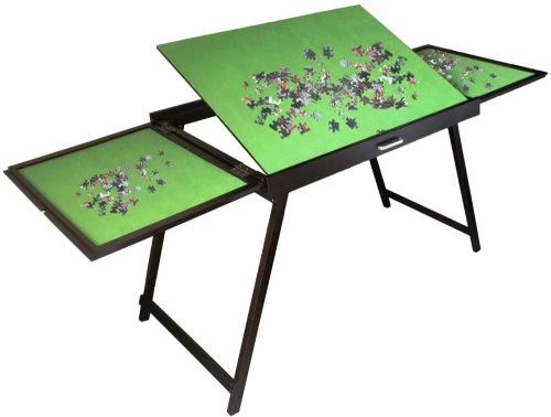 Wooden Jigsaw Puzzle Table. Appears New - Lot 239