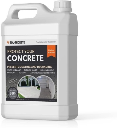 Lot of (3) ToughCrete Concrete Sealer, 1 Gallon, Covers 600SqFt - New  - Lot 252
