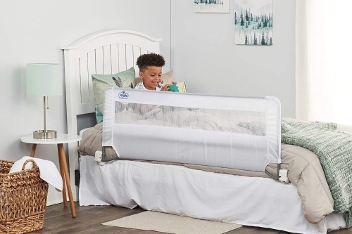 Regalo Swing Down 54-Inch Extra Long Bed Rail Guard, with Reinforced Anchor Safety System - Appears New  - Lot 261