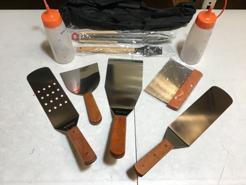 Lot of (5) Kenley Griddle Tool Sets, 9pc - Appears New  - Lot 261A