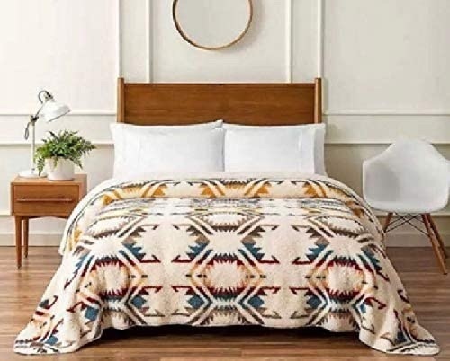 Pendleton White Sands Multi Sherpa Blanket, King - Appears New  - Lot 266
