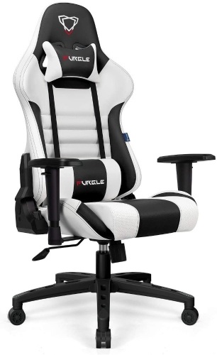 Furgle Gaming Chair Racing Style High-Back Office Chair with Adjustable Armrests. Appears New - Lot 306