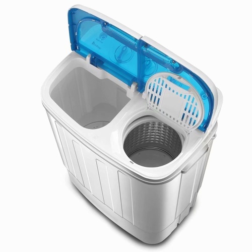 Rovsun XPB46-RS4 Semi-Automatic Twin Tub Washing Machine US Standard White & Blue - Appears New   - Lot 324