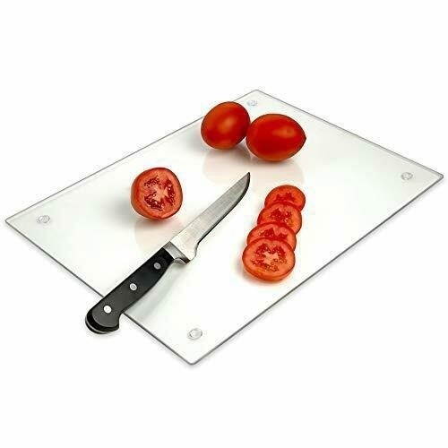 Clear Tempered Glass Cutting Board, 16" x 20" - Appears New in Damaged Box  - Lot 337