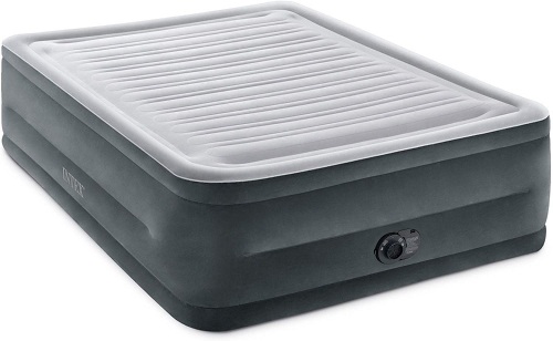 Intex Comfort Plush Elevated Dura-Beam Airbed with Internal Electric Pump, Bed Height 22", Queen Size - Appears New - Lot 344