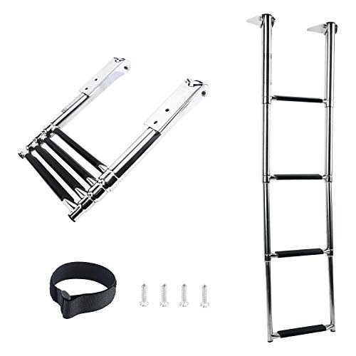 Stainless Steel Telescoping Boat Ladder. Appears New - Lot 421
