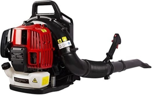 WEVIVU Backpack Leaf Blower Gas Powered with Extention Tube, 52CC 2-Stroke Engine EPA Passed 530CFM 248MPH Back Pack Blower with Heavy Duty Frame and Adjustable Shoulder Straps - E-Comm Return, Appears New  - Lot 470