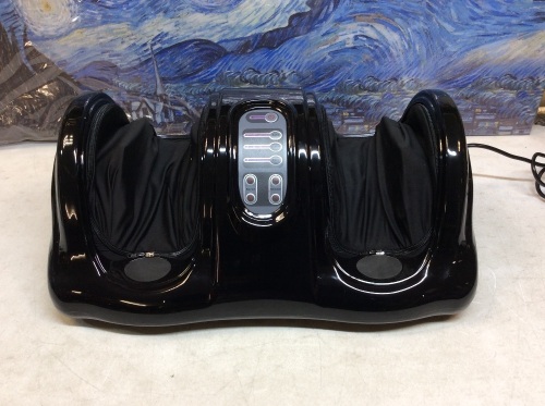 Shiatsu Kneading and Rolling Foot, Leg, Ankle Massager - E-Comm Return, Appears New, Tested/Works - Lot 545