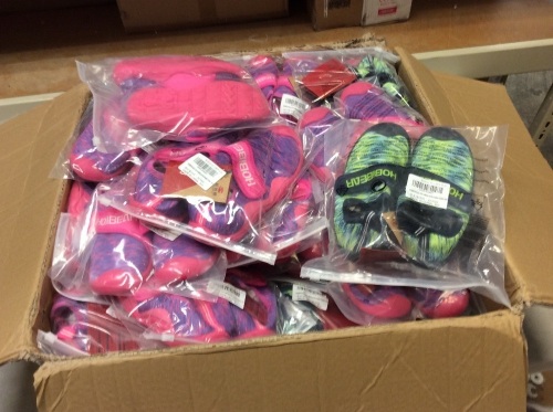 Lot of (65) Pairs of Hobibear Boys Girls Non Slip Lightweight Walking/Running Outdoor Sport Shoes - New - Lot 609