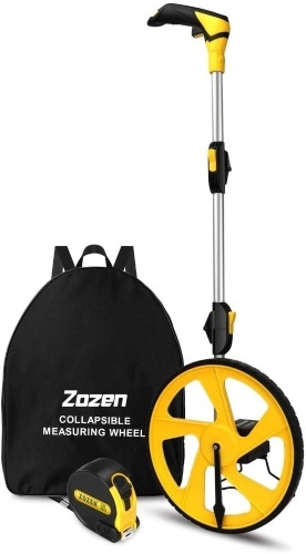 Zozen Collapsible Measuring Wheel with Kickstand and Cloth Carrying Bag - Appears New   - Lot 616