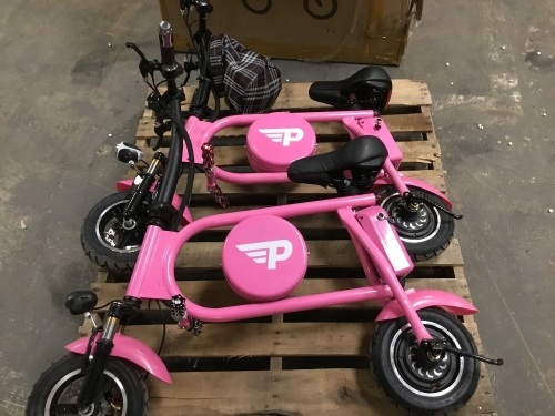 Lot of (2) Small Electric Scooters for Parts or Repair  - Lot 617