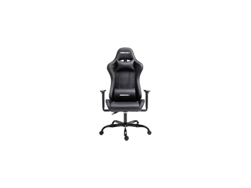 AMINITURE Gaming Chair Racing Style High Back Computer Game Chair with Headrest and Lumbar Support, Black - Appears New  - Lot 619