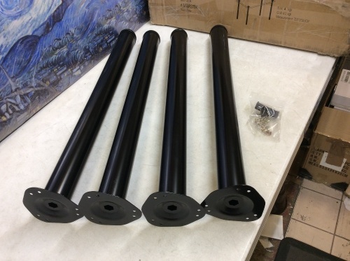 Regency Seating Kee Post Table Legs, Black - E-Comm Return, Appear New  - Lot 638