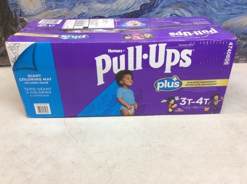 Huggies Pull Ups 3T-4T 116 ct - New/Unopened - Lot 700